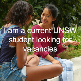 I am current UNSW student looking for vacancies